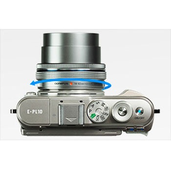 E-PL10 14-42mmEZレンズキット BLK ミラーレス一眼 E-PL10 1個