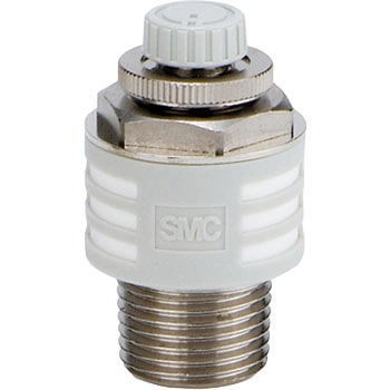 サイレンサ付排気絞り弁 ASN2 SMC