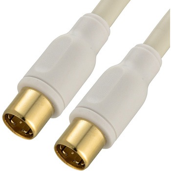 プラグ付きアンテナ線 オーム電機