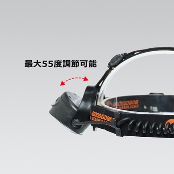 LEDヘッドライト 充電 乾電池 兼用 GOODGOODS(グッド・グッズ)