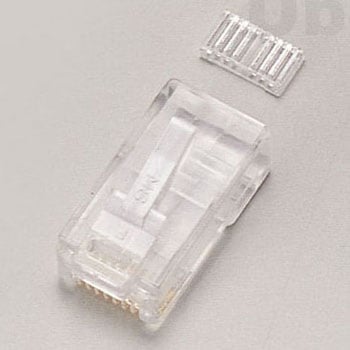 RJ45、RJ48用モジュラープラグ ユーボン