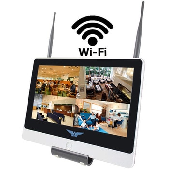 WTW-EG2542LHA-8TB IPカメライーグルシリーズ用 12インチディスプレイ一体型ネットワークビデオレコーダー(Wi-Fi NVR)  4chモデル 1台 塚本無線 【通販モノタロウ】