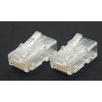 RJ45、RJ48用モジュラープラグ ユーボン