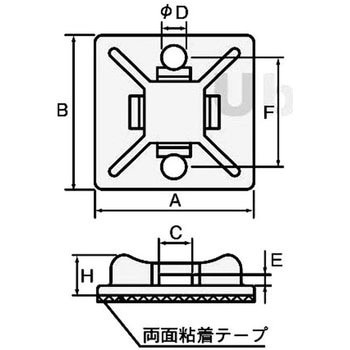 マウントベース 66ナイロン MBシリーズ ユーボン