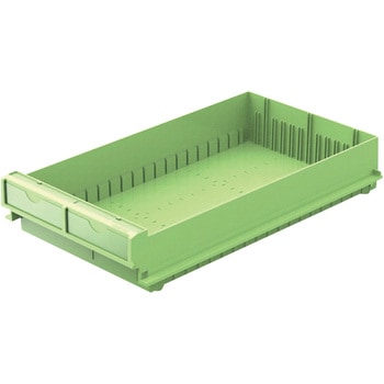 Nカート与薬ロングシリーズ オプション部品 与薬コンテナNロング イエローグリーン 河淳