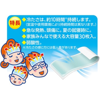 アイスノン 冷却シート 1箱 10包×3枚入 白元アース