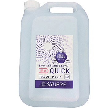 シュフレQUICK 除菌消臭剤 詰め替え用 アクア