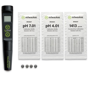 4-in-1 pH/EC/TDSテスターMAX(防水IP65/センサー交換型) Milwaukee(ミルウォーキー)