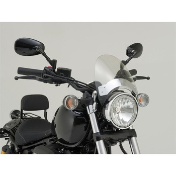 FLYSCREEN 汎用メーターバイザー Φ31～43 ライトスモーク - DAYTONA(デイトナ)