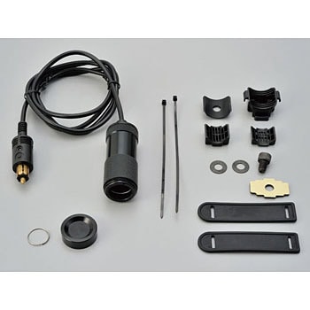 93013 アルミ削り出し電源ヘラソケット変換 シガータイプ12V5A 1個