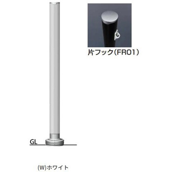 アタッチメントシリーズ A-101AB ピラータイプ アタッチメントベース式 サンポール
