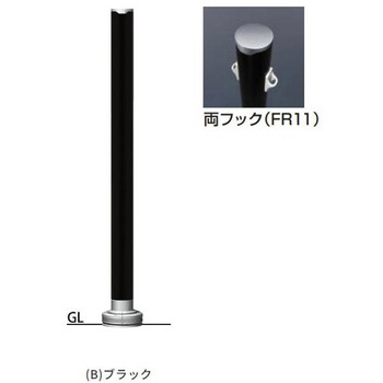 アタッチメントシリーズ A-101AB ピラータイプ アタッチメントベース式 サンポール