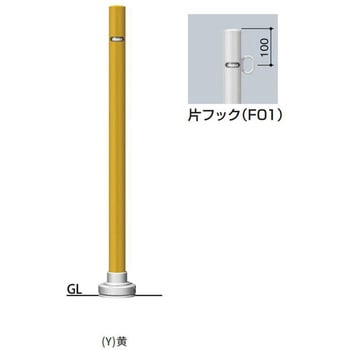 アタッチメントシリーズ FPA-48AB ピラータイプ アタッチメントベース式 サンポール