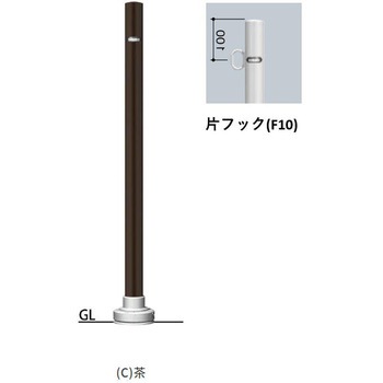 アタッチメントシリーズ FPA-48AB ピラータイプ アタッチメントベース式 サンポール