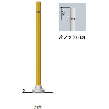 アタッチメントシリーズ FPA-48AB ピラータイプ アタッチメントベース式 サンポール