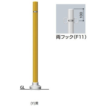 アタッチメントシリーズ FPA-48AB ピラータイプ アタッチメントベース式 サンポール