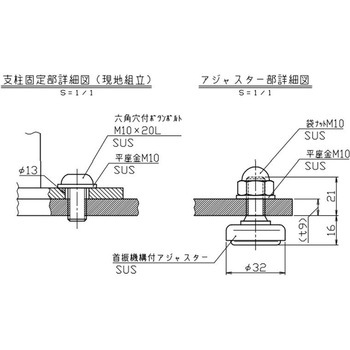 カメラスタンド 移動式 サインプレート付 サンポール