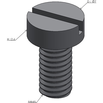 AMB4x8L �����u�f���{���g(�X������) �A���[�Y �����茊 �Ă�M4�񉺒�8mm 1�� AMB4x8L 50927417