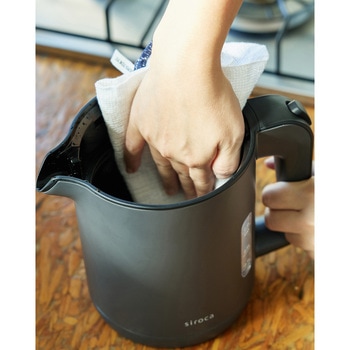 蒸気セーブ電気ケトル siroca