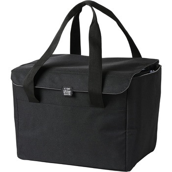 539217 フラワー 保冷レジサイクルバッグ BK レップ