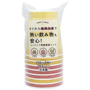 ストライプダンネツカミコップ8P アートナップ