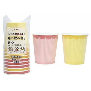 ストライプダンネツカミコップ8P アートナップ