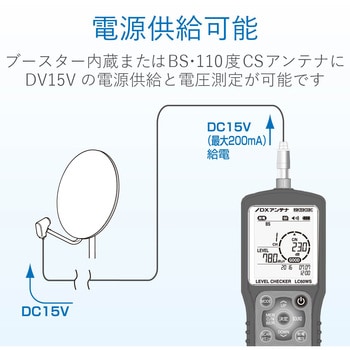 LC60WS 2K・4K・8K対応レベルチェッカー 1台 DXアンテナ 【通販