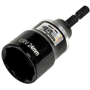 GTMS-B24 セミロングソケットビット GREAT TOOL 50957034