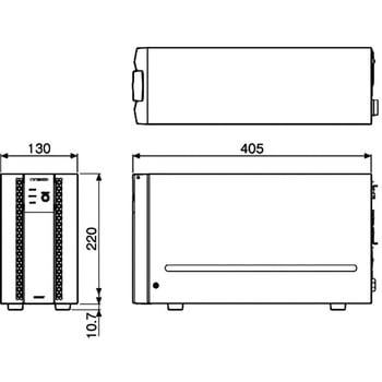 YEUP-101STAM3 エコモード搭載 常時インバータUPS Super Towerシリーズ UPS1010ST ユタカ電機製作所  定格入力電流9/8.2/7.8/7.5A - 【通販モノタロウ】