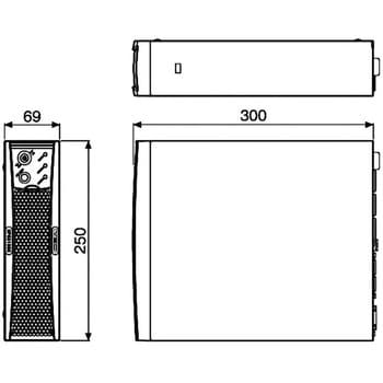 YEUP-051SSAW4 常時インバータ小型 UPS Super Smartシリーズ UPS510SS 1個 ユタカ電機製作所 【通販モノタロウ】