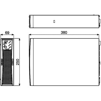 常時インバータ小型 UPS Super Smartシリーズ UPS1010SS ユタカ電機製作所