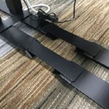 事務用デスク_電動昇降デスク オプション脚前後金具 アイリスチトセ