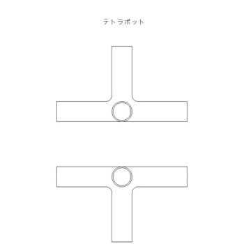テトラポット 渡辺パイプ(SEDIA)
