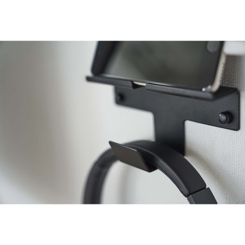 ウォール スマートフォン&ヘッドホンホルダー スマート ホワイト 山崎実業