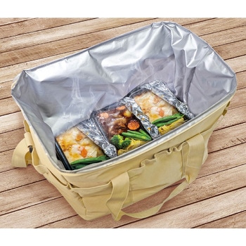 ショルダー付きワイドサイズ保冷保温バッグ28L ハック