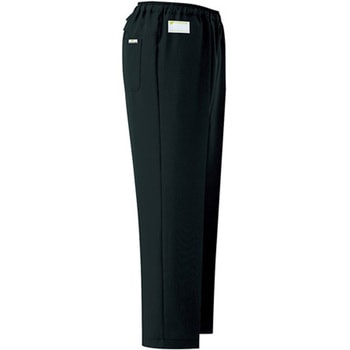 作業服 メディカルウェア ベルデクセルフレックス 男女兼用パンツ VEM1009下 ブラック 3Lサイズ ミドリ安全