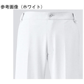 作業服 メンズ メディカルウェア ベルデクセル ノータックパンツ VEMG83下 サックス Mサイズ ミドリ安全