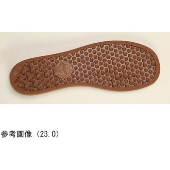 足元応援W505 片足 左 茶 21.0cm マリアンヌ製靴