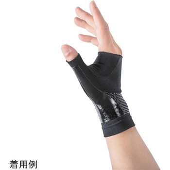 HOLZAC 手首サポーター L ブラック TOSCOM