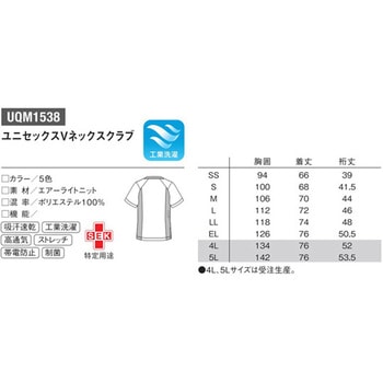 ケンヨウニットスクラブ 5 ネイビー杢 ベツスン le coq sportif (ルコックスポルティフ)