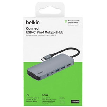 Connect USB-C 7-in-1 マルチポートハブ BELKIN(ベルキン)