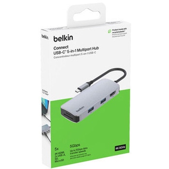 Connect USB-C 5-in-1 マルチポートハブ BELKIN(ベルキン)