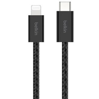 BoostCharge USB-C to ライトニング ソフトケーブル 1.5M ブラック BELKIN(ベルキン)