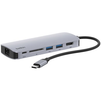 Connect USB-C 6-in-1 イーサネットハブ BELKIN(ベルキン)