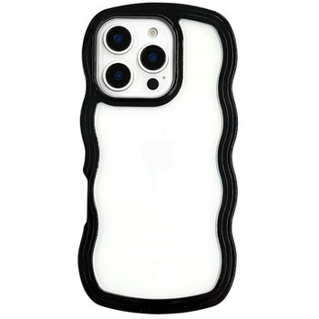 Wavy Case for iPhone 16 Pro (black) ユニケース