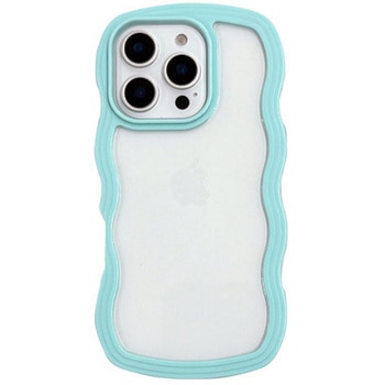 Wavy Case for iPhone 16 Pro (blue) ユニケース