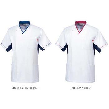 ユニセックスVネックスクラブ 93 ホワイト×ロゼ 4L le coq sportif (ルコックスポルティフ)