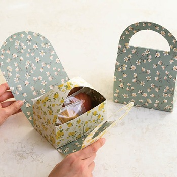 アンティークフラワーギフトBOXバッグ型 HEADS(ヘッズ)