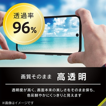 Google Pixel 9a [FLEX 3D] 超透明 複合フレームガラス ブラック Simplism