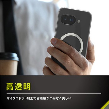 Google Pixel 9a [Turtle] MagSafe充電対応 ハイブリッドクリアケース ホワイトリング Simplism